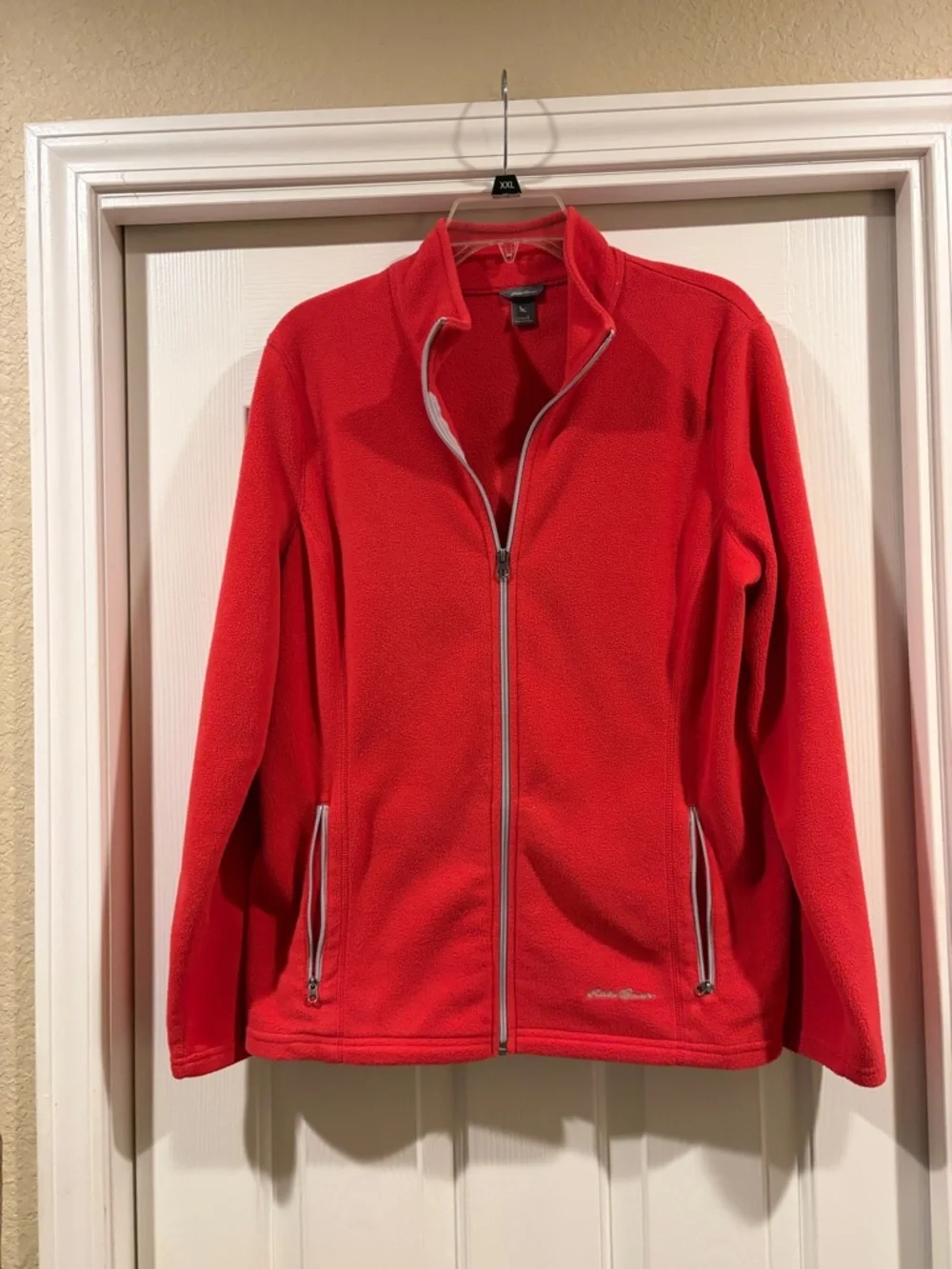 Eddie Bauer Womens Red Full-Zip Jacket Size L - Picture 4 of 6
